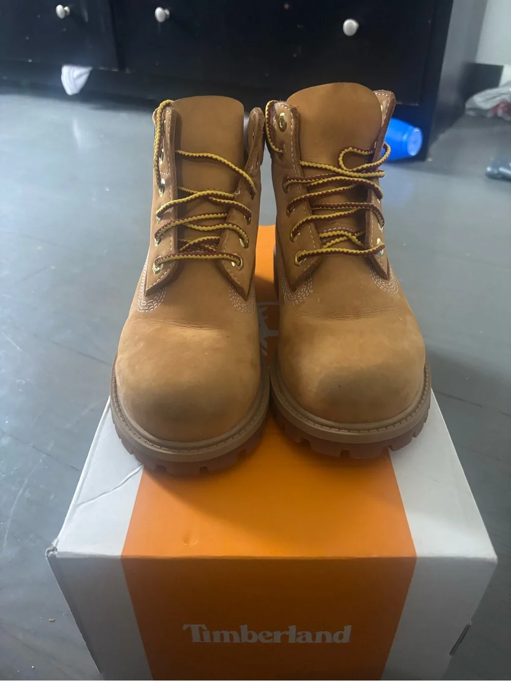 Timberland Kids Wheat/Tan Lace-Up Waterproof Boot